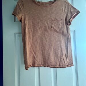 Orange  T-Shirt with Pocket